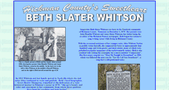 Desktop Screenshot of bethslaterwhitson.com